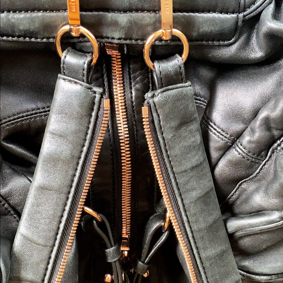 Alexander Wang Black Backpack with Rose Gold Accents - Picture 7 of 11